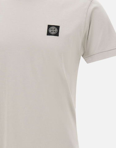 STONE ISLAND T-shirt in cotone GREY Uomo 