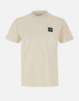 STONE ISLAND T-shirt in cotone WHITE Uomo 