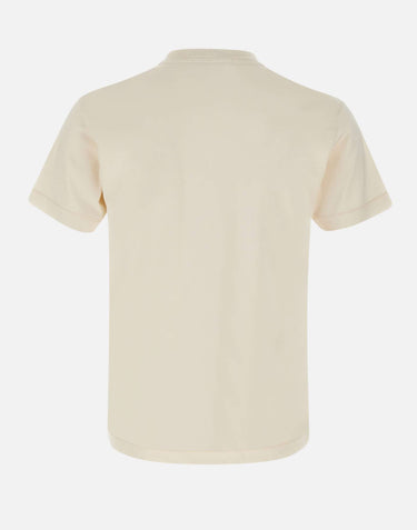 STONE ISLAND T-shirt in cotone WHITE Uomo 