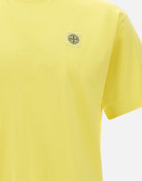 STONE ISLAND T-shirt in jersey di cotone biologico pettinato YELLOW Uomo 