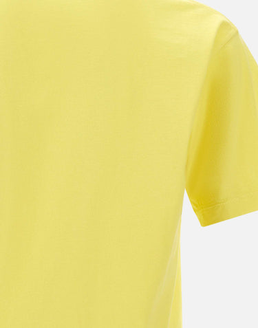 STONE ISLAND T-shirt in jersey di cotone biologico pettinato YELLOW Uomo 