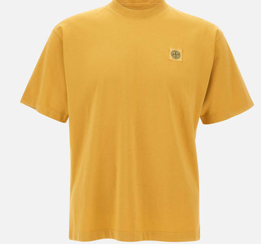 STONE ISLAND T-shirt in jersey di cotone biologico pettinato ORANGE Uomo 