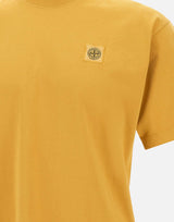 STONE ISLAND T-shirt in jersey di cotone biologico pettinato ORANGE Uomo 