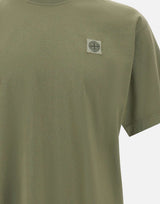 STONE ISLAND T-shirt in jersey di cotone biologico pettinato GREEN Uomo 
