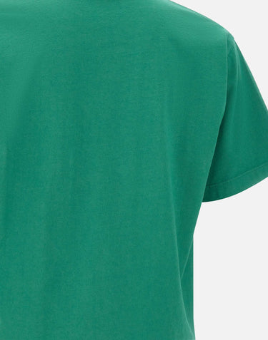 STONE ISLAND T-shirt in jersey di cotone biologico pettinato GREEN Uomo 
