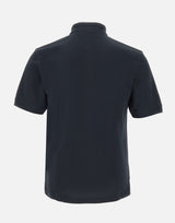 STONE ISLAND Polo in cotone BLACK Uomo 