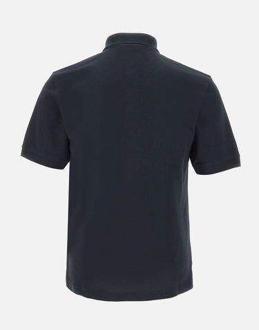 STONE ISLAND Polo in cotone BLACK Uomo 