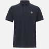 STONE ISLAND Polo in piqué di cotone BLUE Uomo 