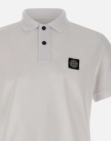 Polo in piqué di cotone 2200008S0017 V1001 STONE ISLAND 