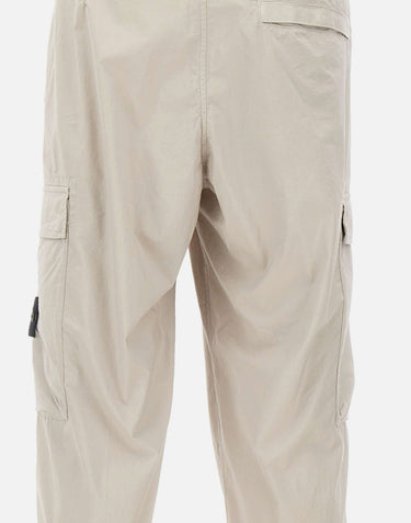 Pantalone in tela di cotone stretch "Paracadute" 3100043S0003 V0061 STONE ISLAND 