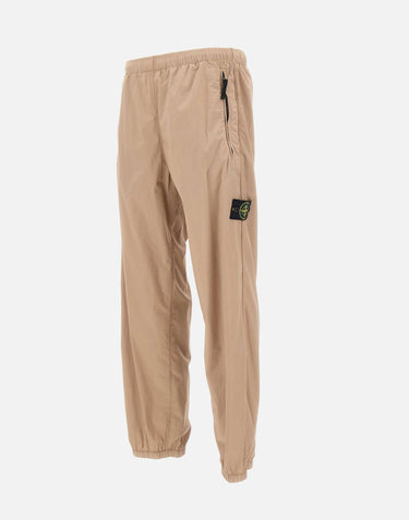 STONE ISLAND Pantalone in tela di cotone stretch "Paracadute" BEIGE Uomo 