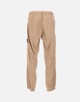 STONE ISLAND Pantalone in tela di cotone stretch "Paracadute" BEIGE Uomo 