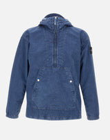 Giacca effetto denim con cappuccio 4100005S0J19 V0021 STONE ISLAND 