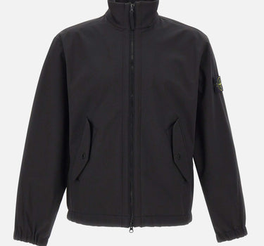 STONE ISLAND Giacca "Light Soft Shell-R E.Dye Technology" BLACK Uomo 