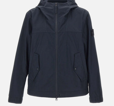 STONE ISLAND Giacca in cotone con cappuccio BLUE Uomo 