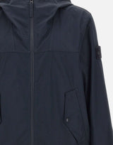 STONE ISLAND Giacca in cotone con cappuccio BLUE Uomo 