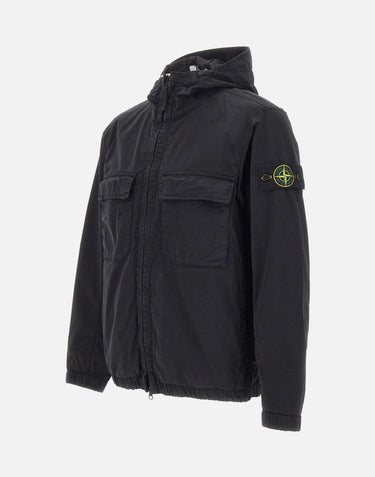 Giacca in twill di cotone stretch 4100077S0A10 V0029 STONE ISLAND 