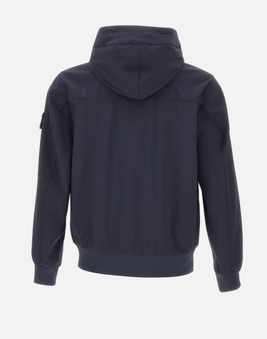 STONE ISLAND Giacca "Light Soft Shell-R E. Dye Technology" BLUE Uomo 