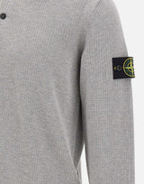 STONE ISLAND Polo in morbido cotone biologico GREY Uomo 