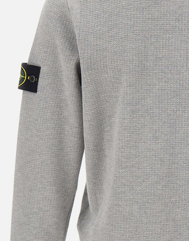 STONE ISLAND Polo in morbido cotone biologico GREY Uomo 