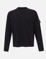 STONE ISLAND Maglione in morbido cotone biologico BLACK Uomo 