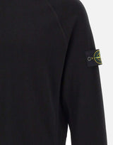 STONE ISLAND Maglione in morbido cotone biologico BLACK Uomo 