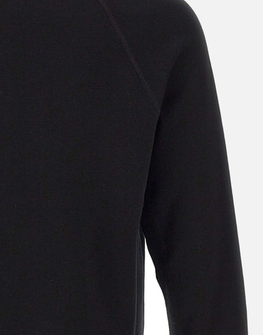 STONE ISLAND Maglione in morbido cotone biologico BLACK Uomo 
