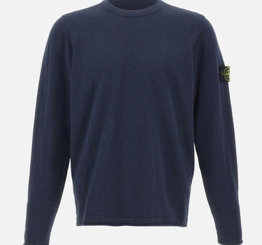 STONE ISLAND Maglia in cotone e nylon BLUE Uomo 