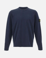 STONE ISLAND Maglia in cotone e nylon BLUE Uomo 
