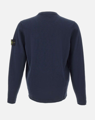 STONE ISLAND Maglia in cotone e nylon BLUE Uomo 