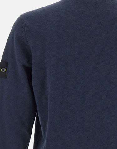 STONE ISLAND Maglia in cotone e nylon BLUE Uomo 