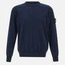 STONE ISLAND Maglia in cotone BLUE Uomo 