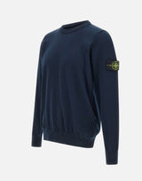 STONE ISLAND Maglia in cotone BLUE Uomo 