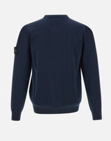 STONE ISLAND Maglia in cotone BLUE Uomo 