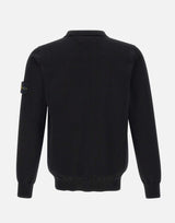 STONE ISLAND Maglia in cotone BLACK Uomo 
