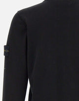 STONE ISLAND Maglia in cotone BLACK Uomo 
