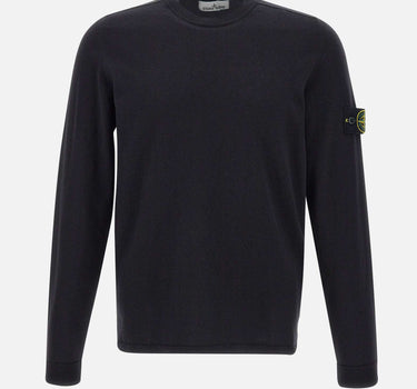 STONE ISLAND Maglia in cotone biologico BLACK Uomo 