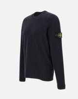 STONE ISLAND Maglia in cotone biologico BLACK Uomo 