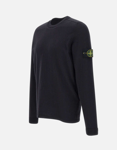 STONE ISLAND Maglia in cotone biologico BLACK Uomo 