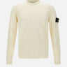 STONE ISLAND Maglia in cotone WHITE Uomo 