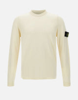 STONE ISLAND Maglia in cotone WHITE Uomo 