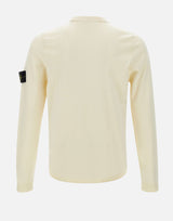 STONE ISLAND Maglia in cotone WHITE Uomo 