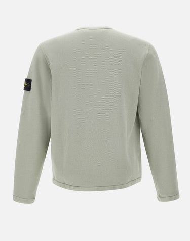 Felpa in cotone biologico a punto rete 6100011S0297 V0055 STONE ISLAND 