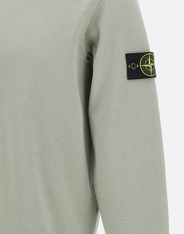 Felpa in cotone biologico a punto rete 6100011S0297 V0055 STONE ISLAND 