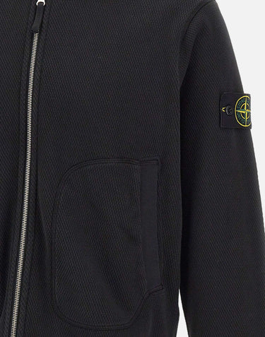 Felpa in cotone biologico a punto rete 6100014S0297 V0029 STONE ISLAND 
