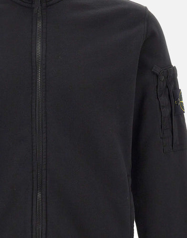 Felpa con zip in cotone 6100018S0410 V0029 STONE ISLAND 