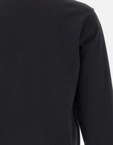 STONE ISLAND Felpa in cotone BLACK Uomo 