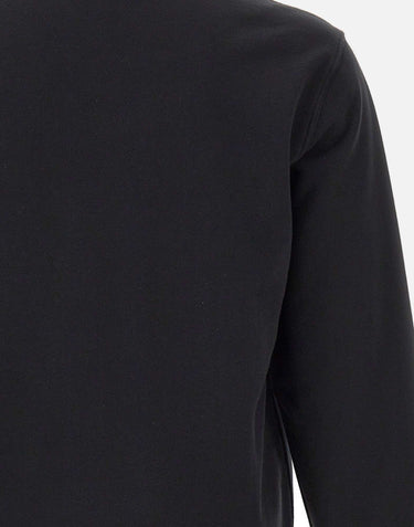 STONE ISLAND Felpa in cotone BLACK Uomo 