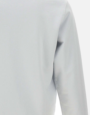 STONE ISLAND Felpa in cotone Light Blue Uomo 