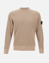 Felpa in cotone biologico a nido d'ape 6100056S0044 V009A STONE ISLAND 